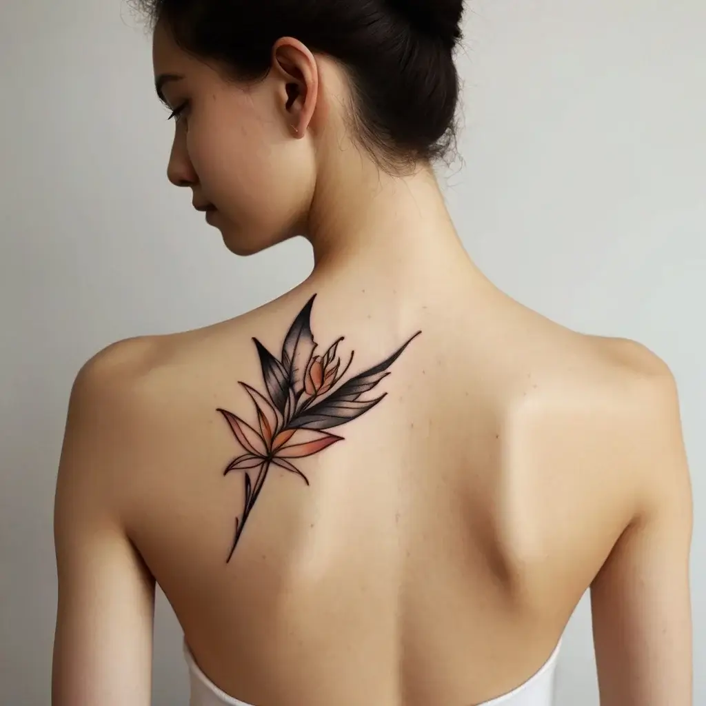 bird of paradise tattoo (73)