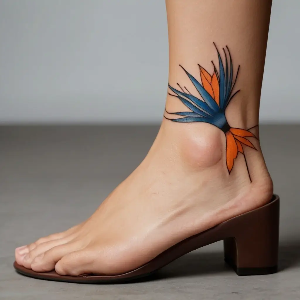 bird of paradise tattoo (76)