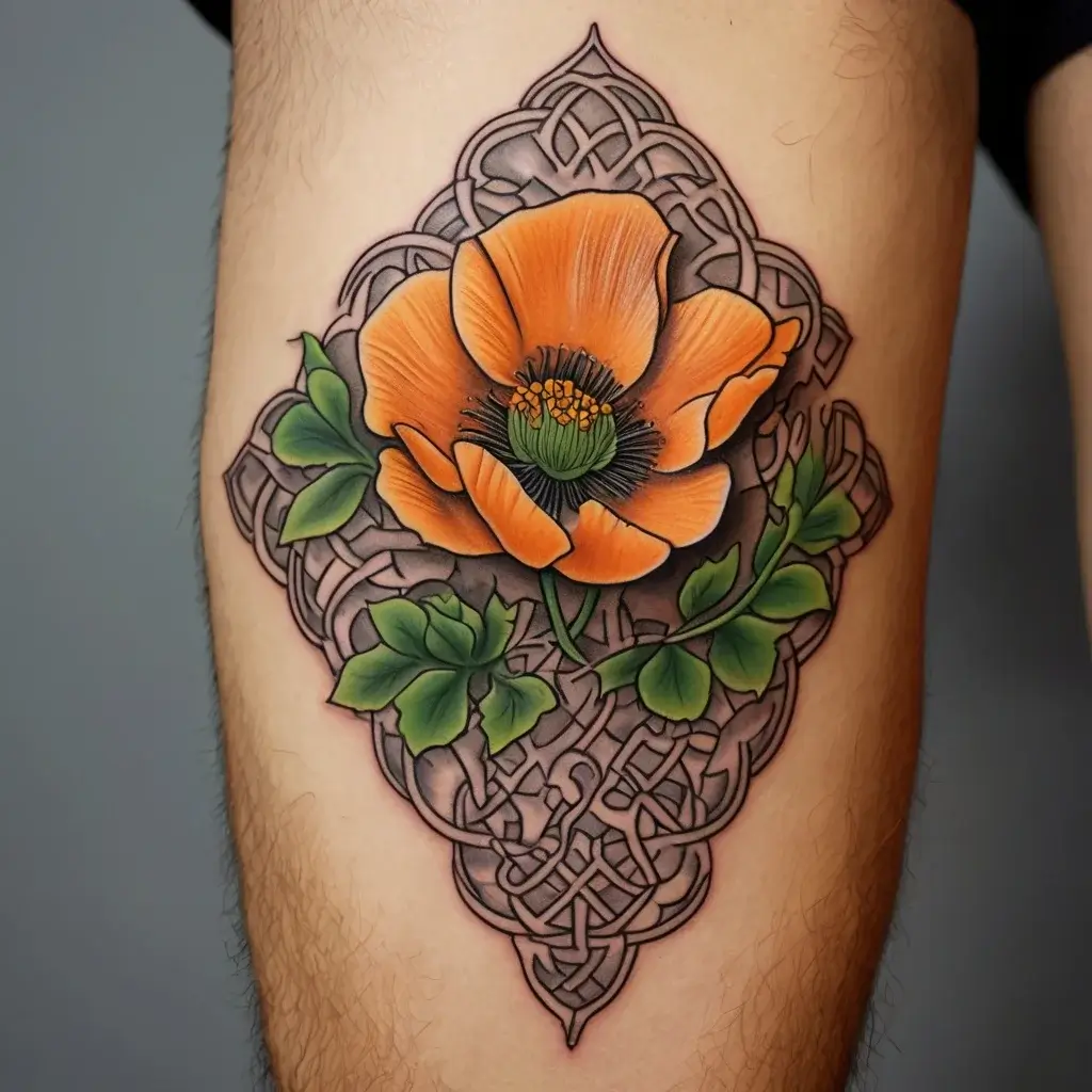 california poppy tattoo (20)