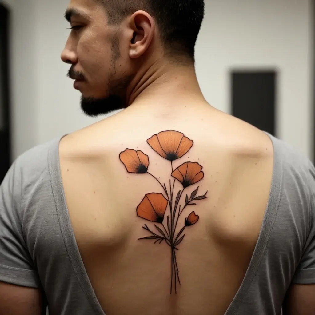 california poppy tattoo (35)