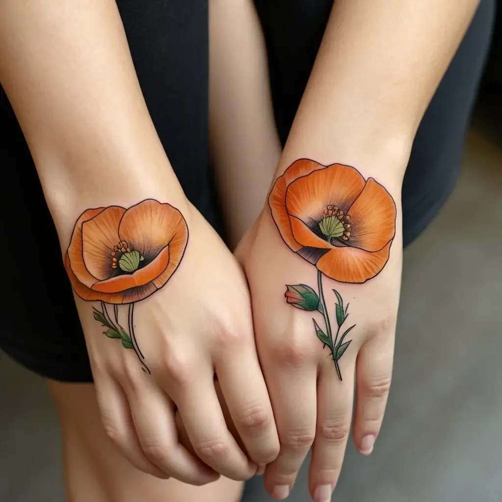 california poppy tattoo (38)