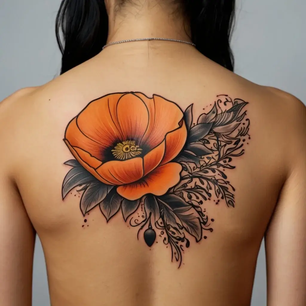 california poppy tattoo (48)