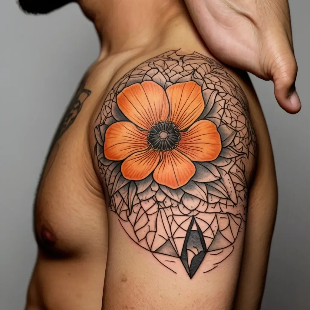 california poppy tattoo (56)