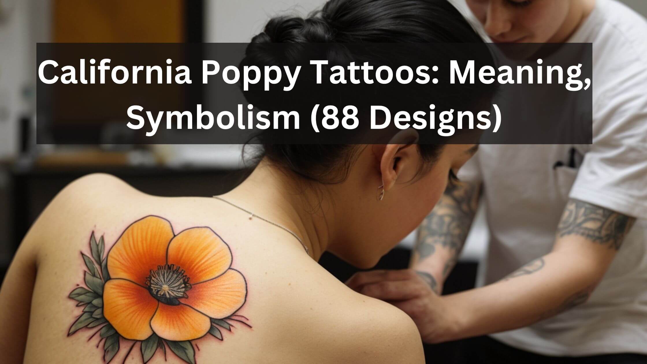 california poppy tattoos tattoo