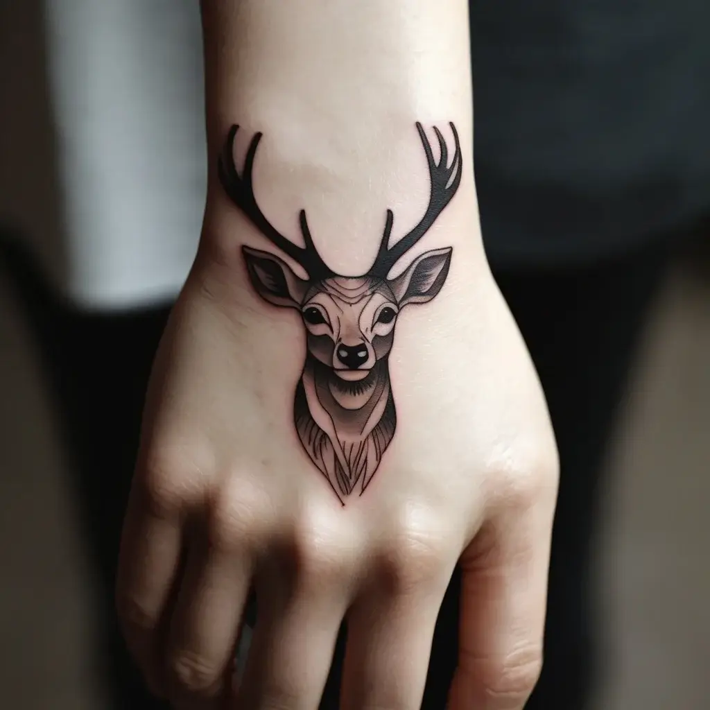 deer tattoo (104)