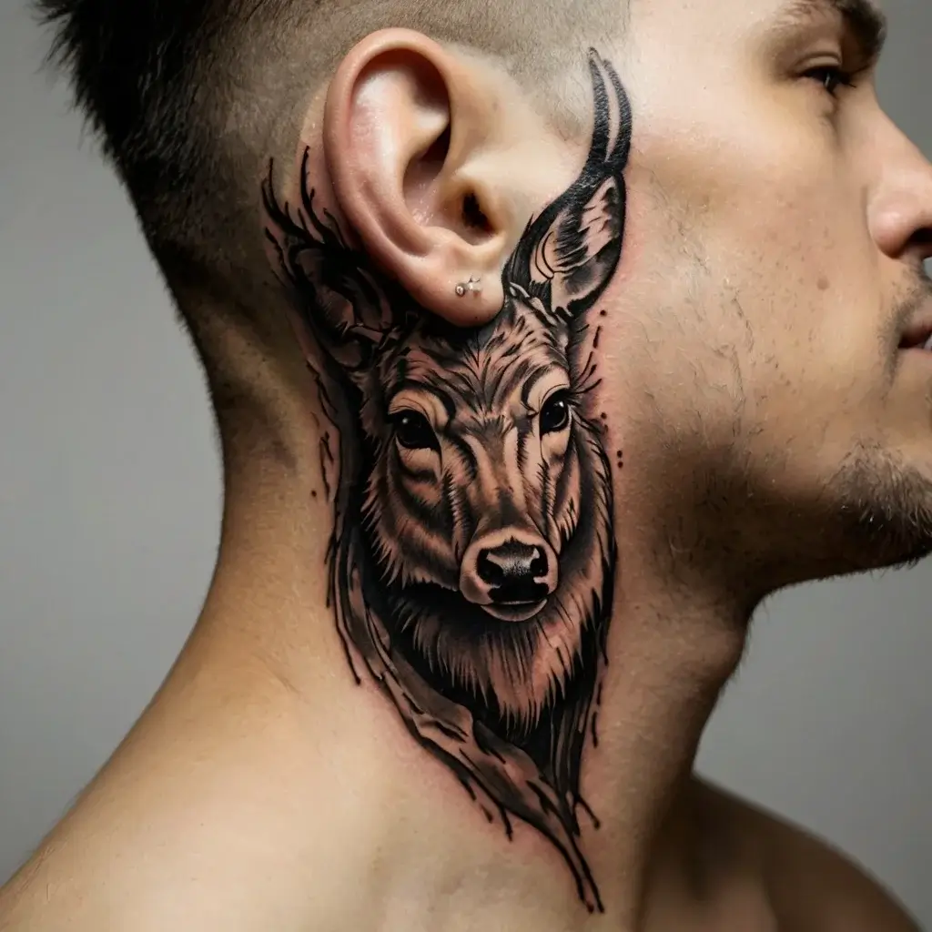 deer tattoo (109)