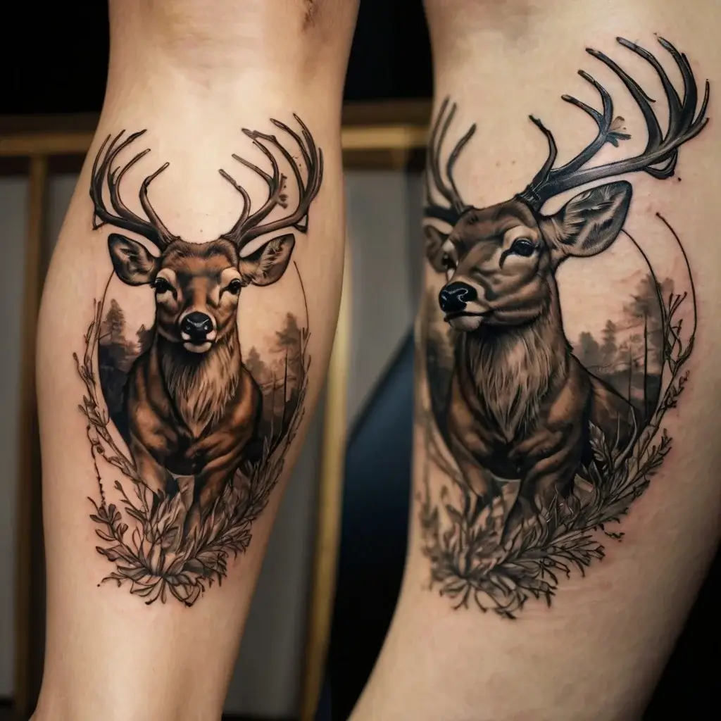 deer tattoo (113)