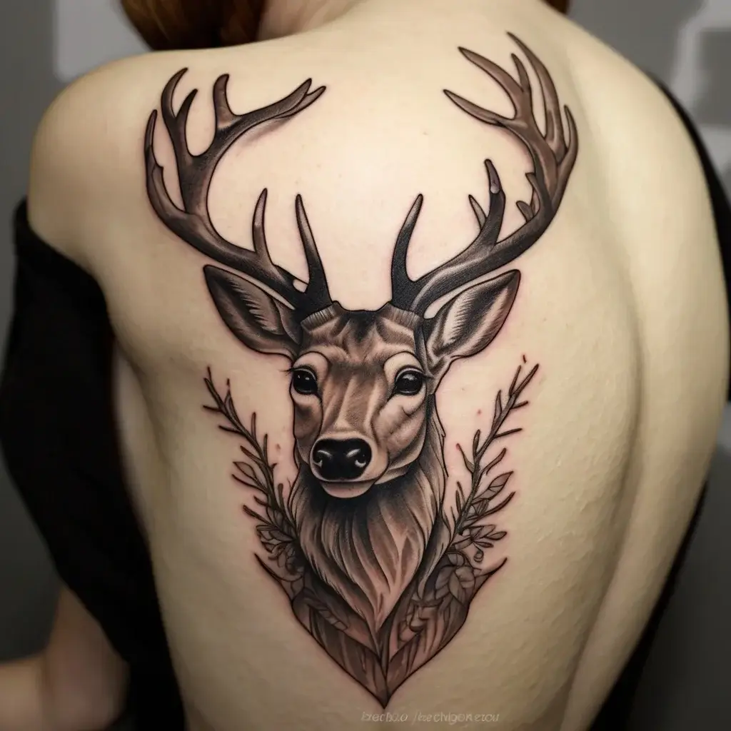 deer tattoo (116)