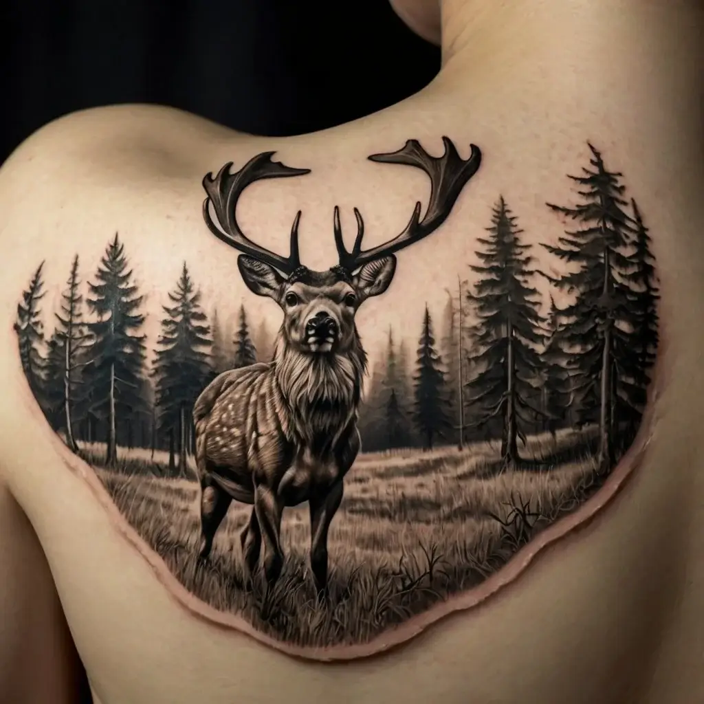 deer tattoo (117)