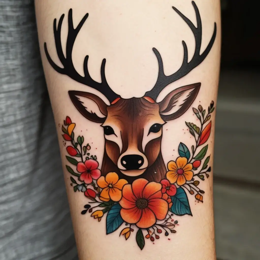 deer tattoo (12)