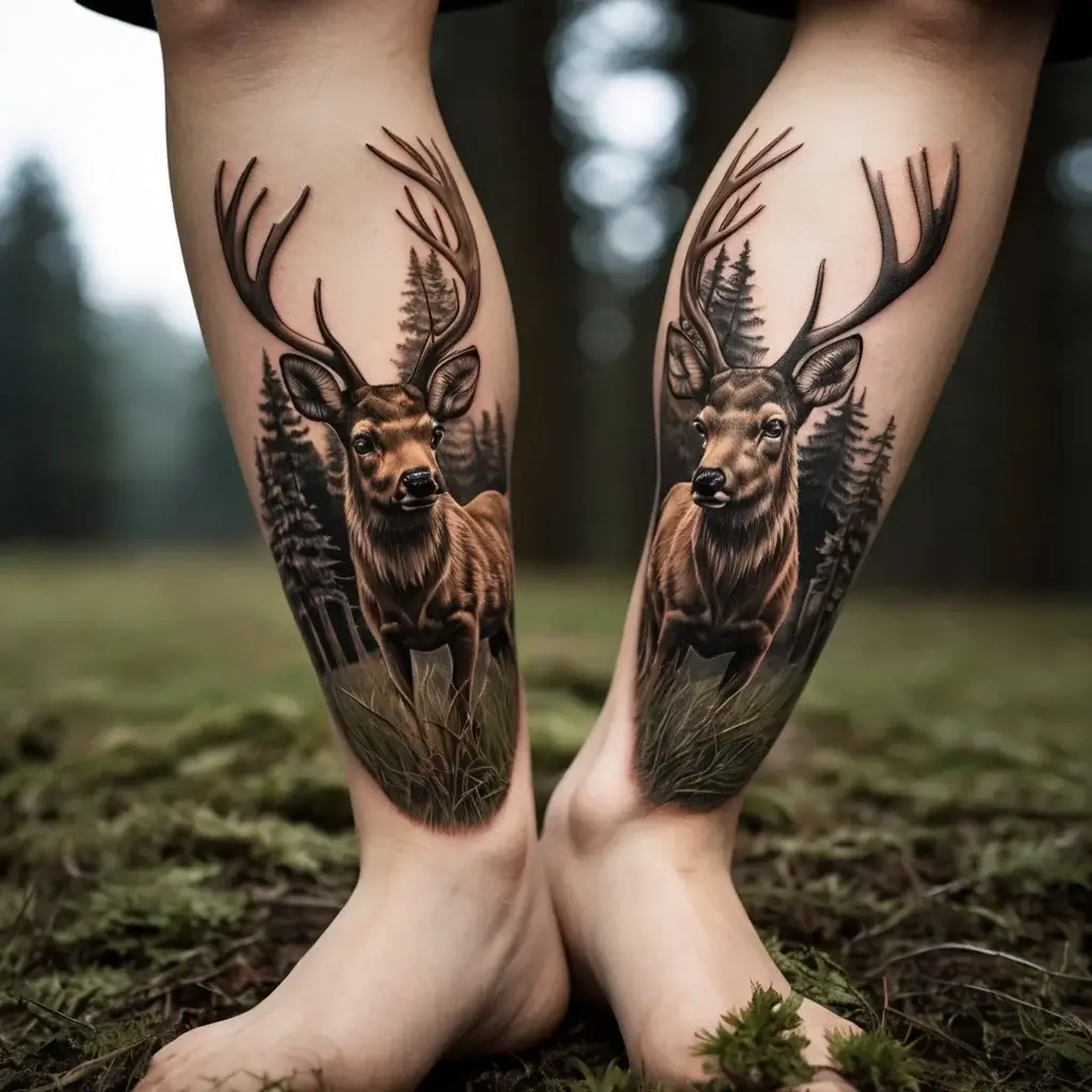 deer tattoo (124)