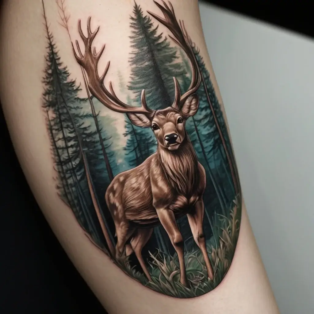 deer tattoo (125)