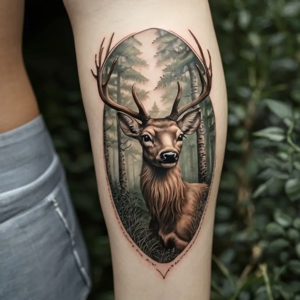 deer tattoo (126)