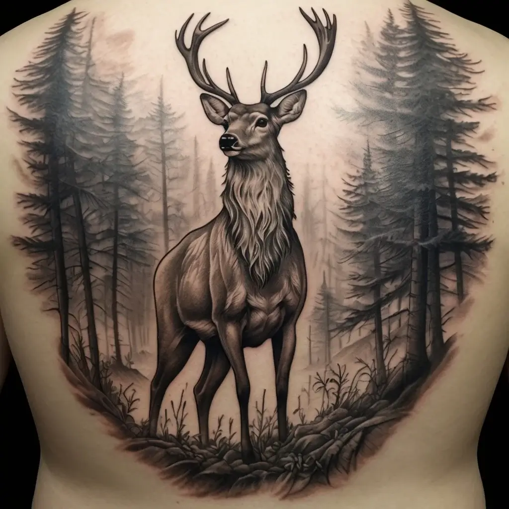 deer tattoo (129)