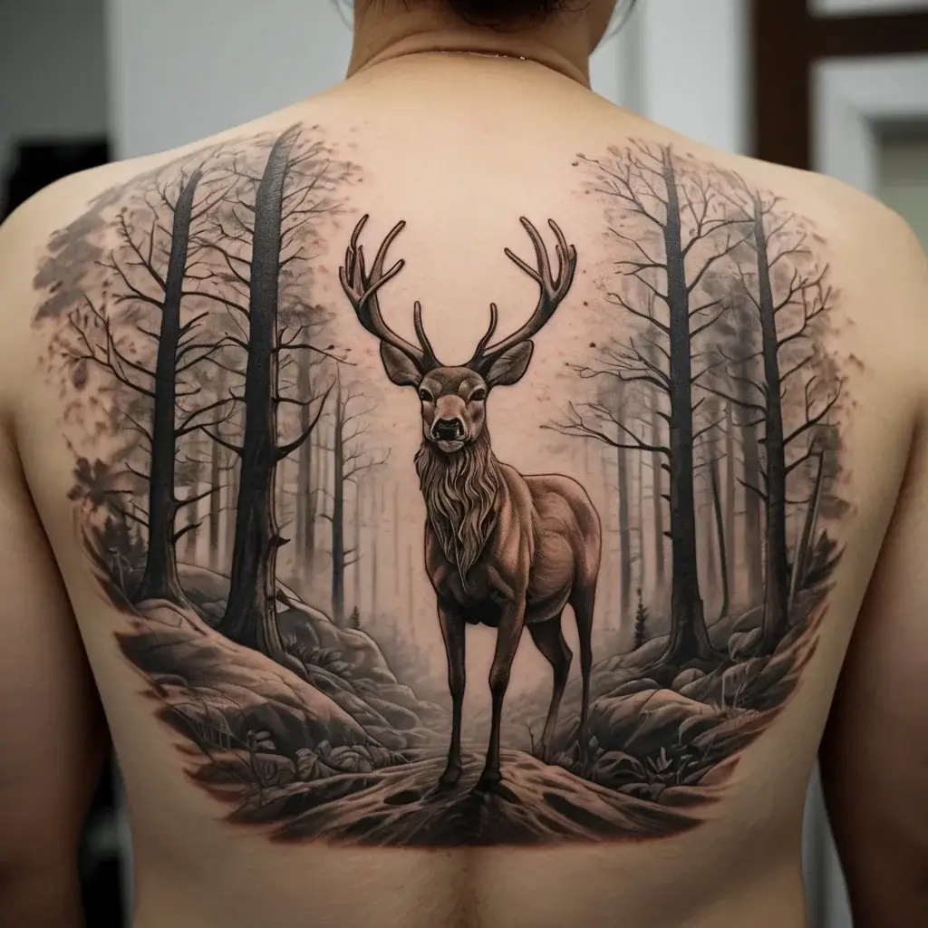 deer tattoo (130)