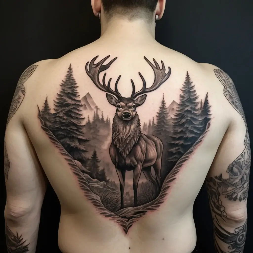 deer tattoo (131)