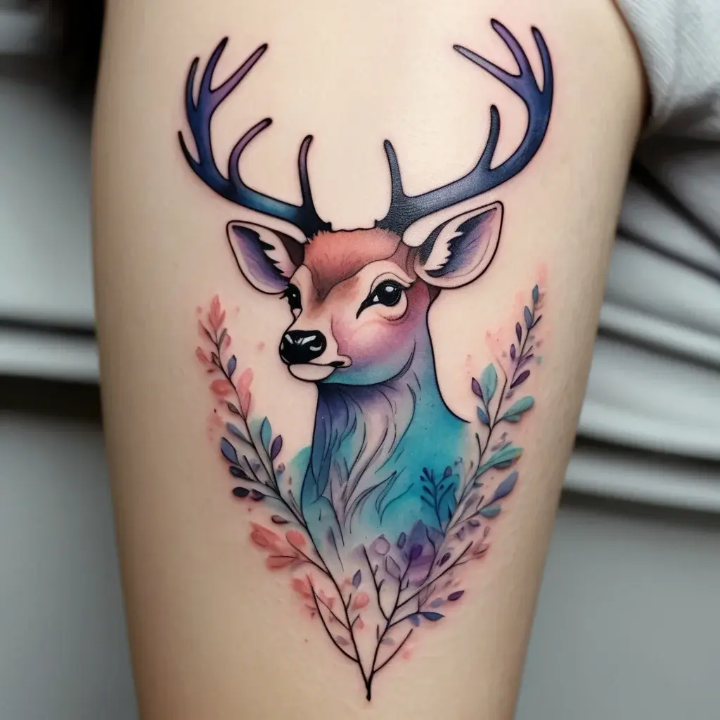 deer tattoo (16)