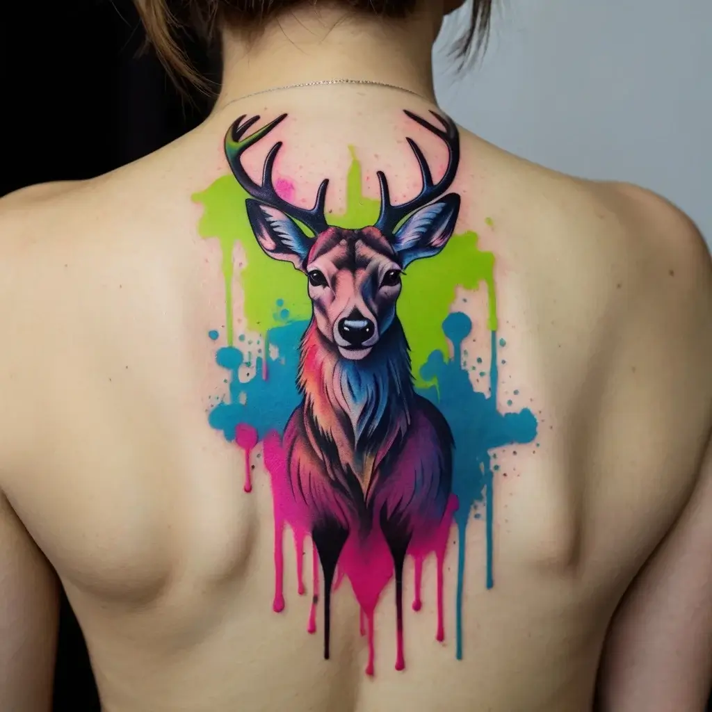 deer tattoo (30)