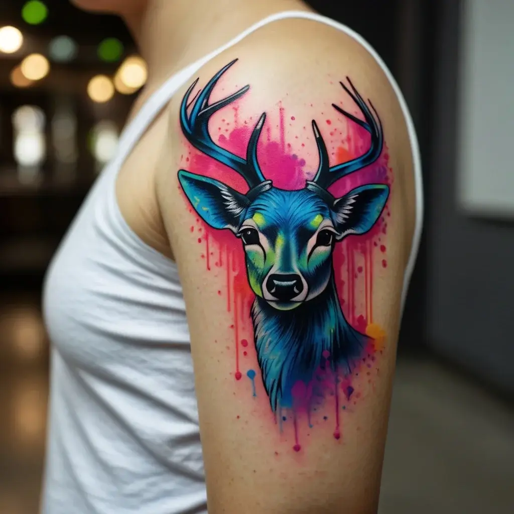 deer tattoo (32)