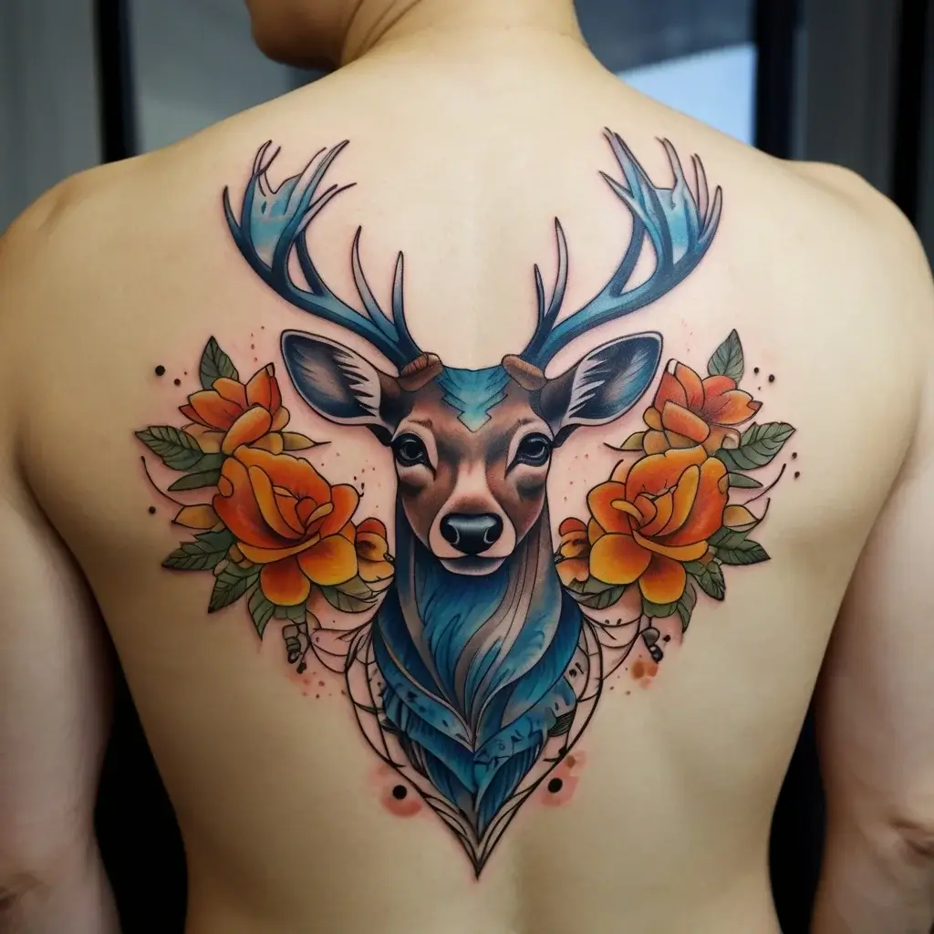 deer tattoo (34)