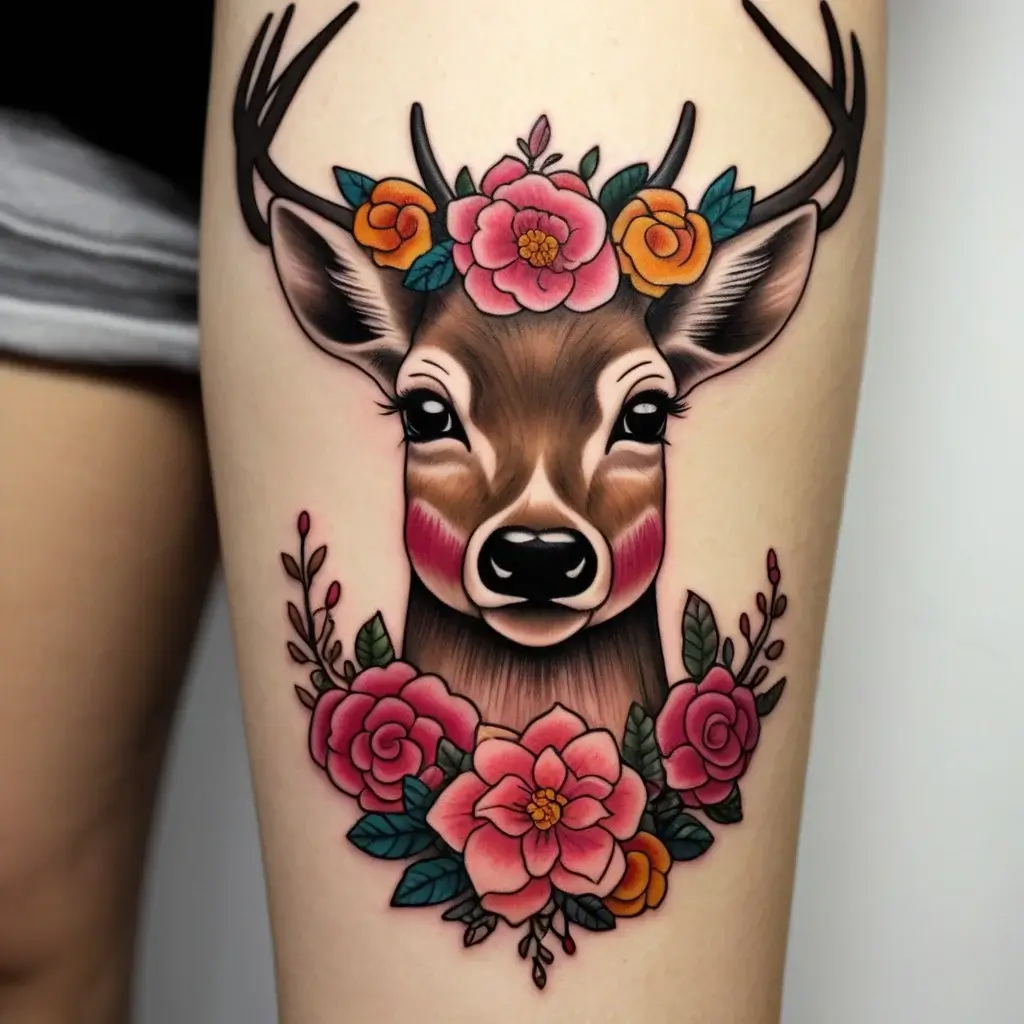 deer tattoo (36)