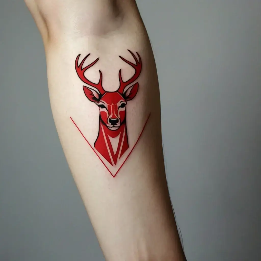 deer tattoo (4)