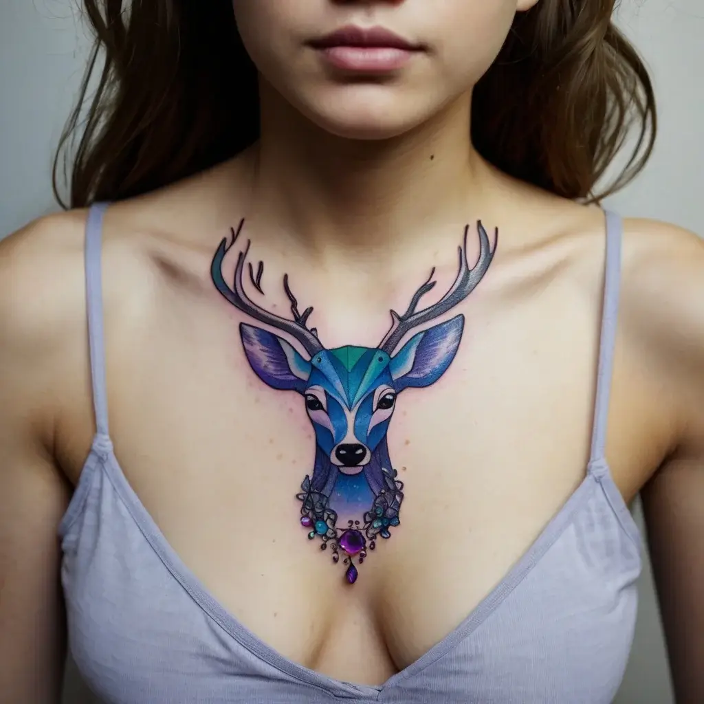 deer tattoo (40)