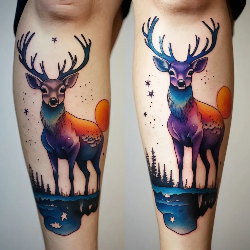 deer tattoo (42)