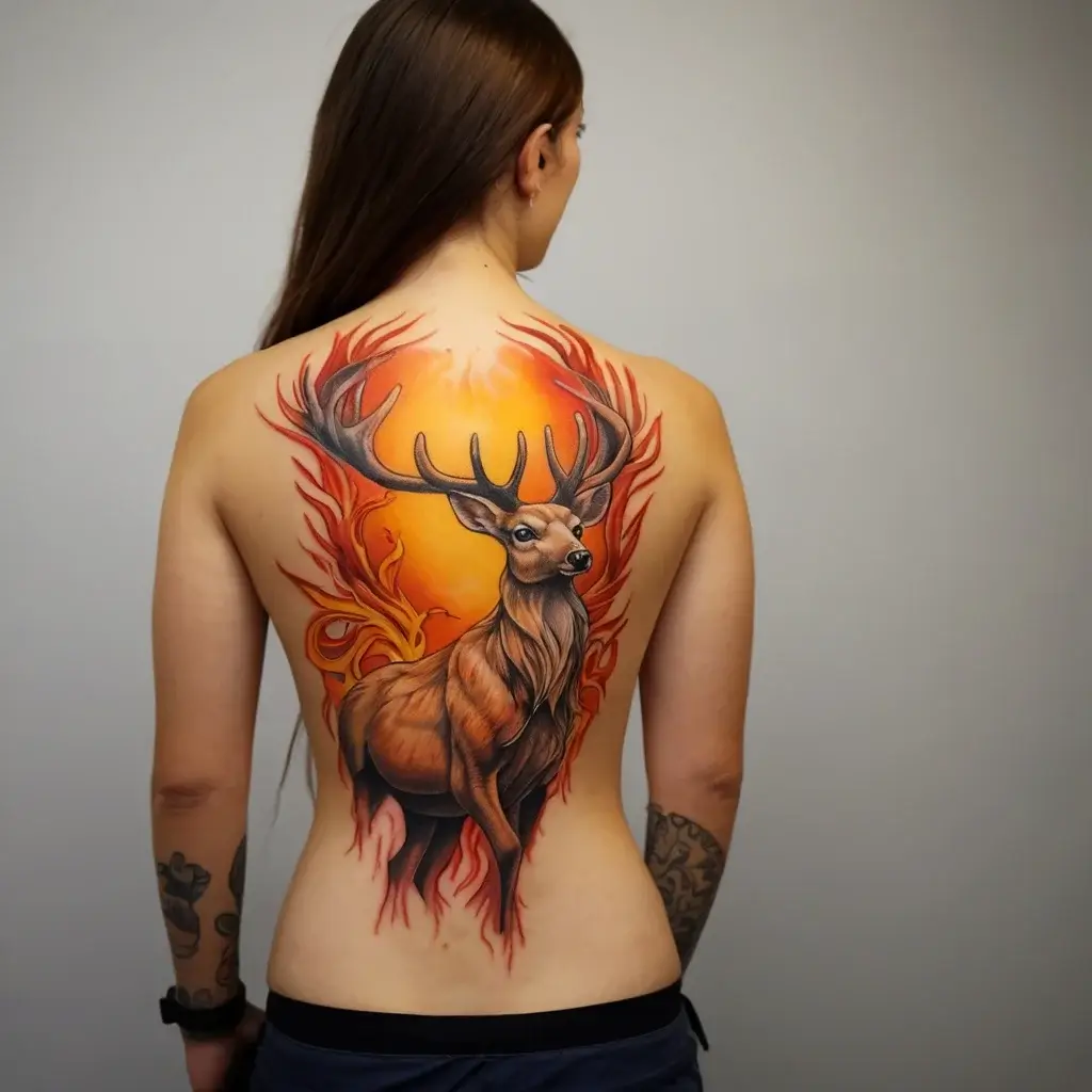 deer tattoo (44)