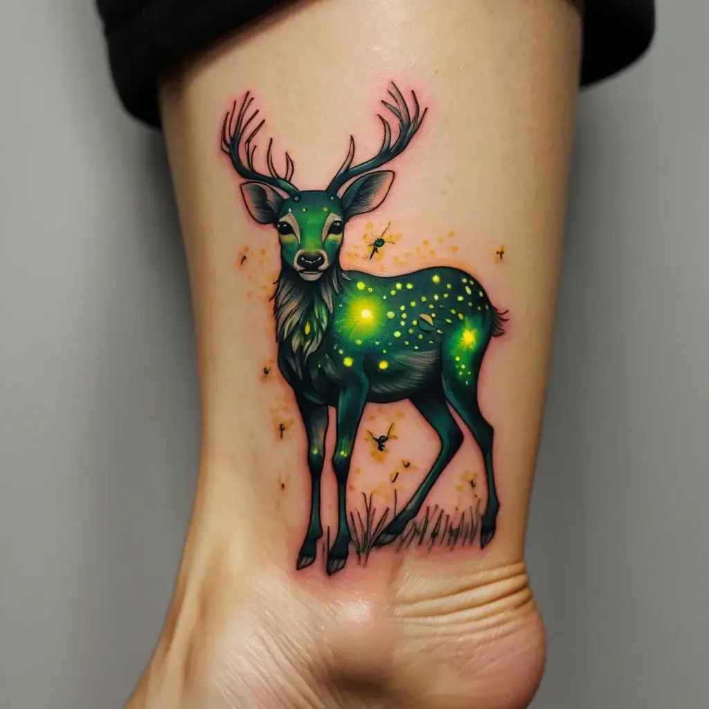 deer tattoo (47)