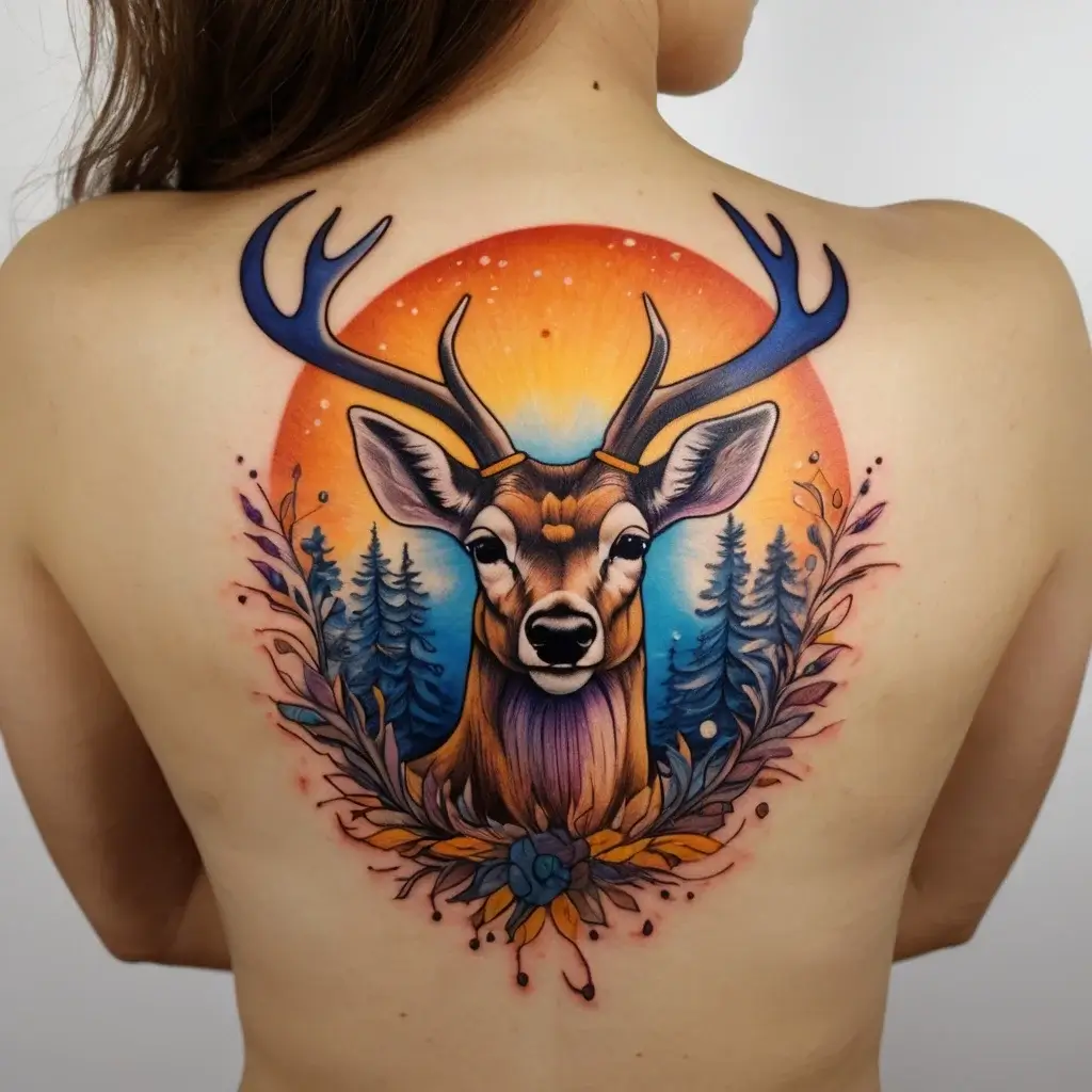 deer tattoo (48)