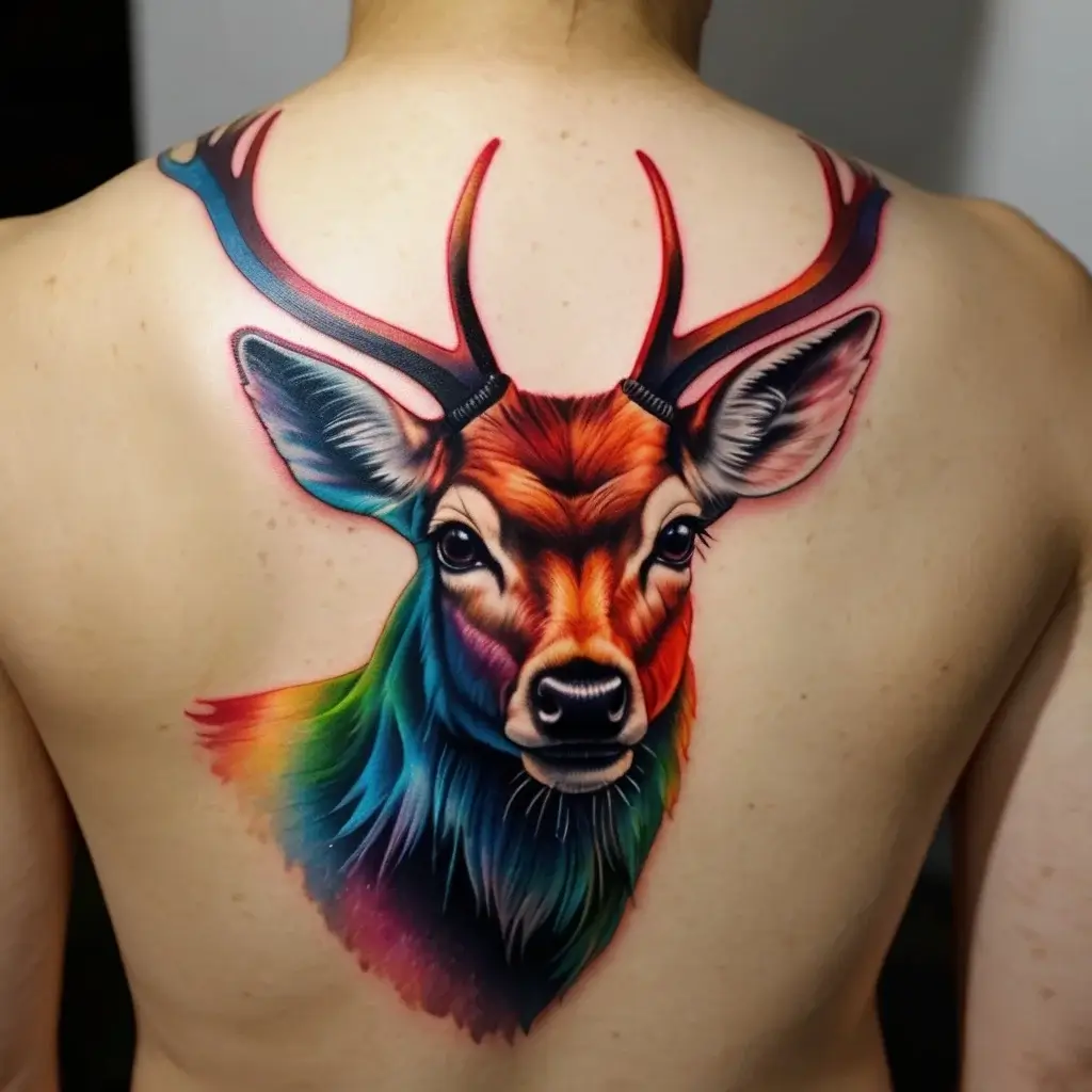 deer tattoo (50)