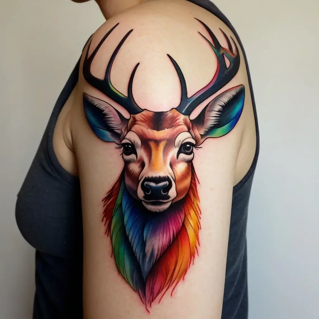 deer tattoo (52)