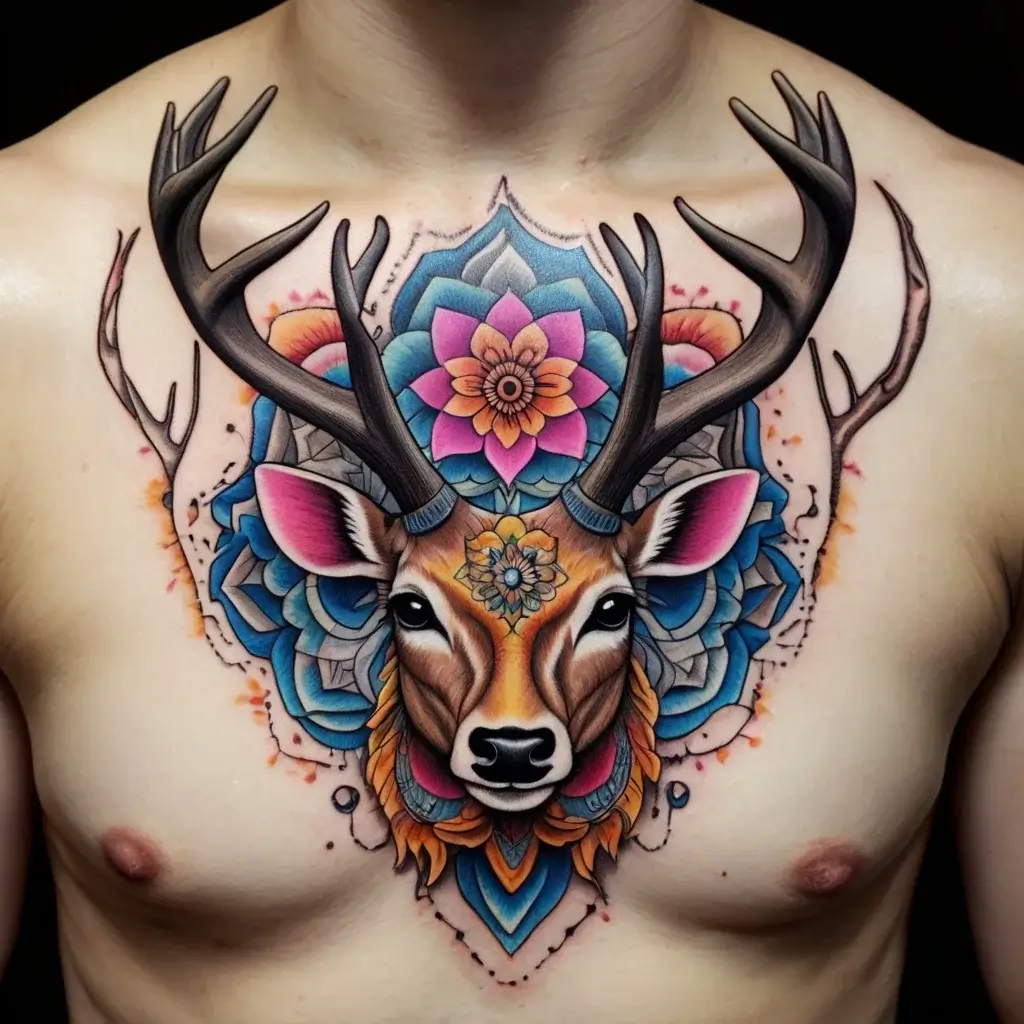 deer tattoo (53)