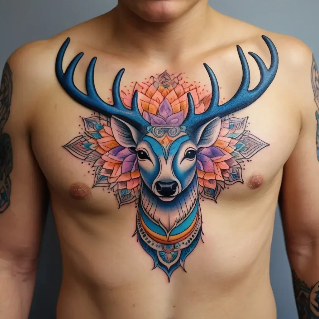 deer tattoo (54)