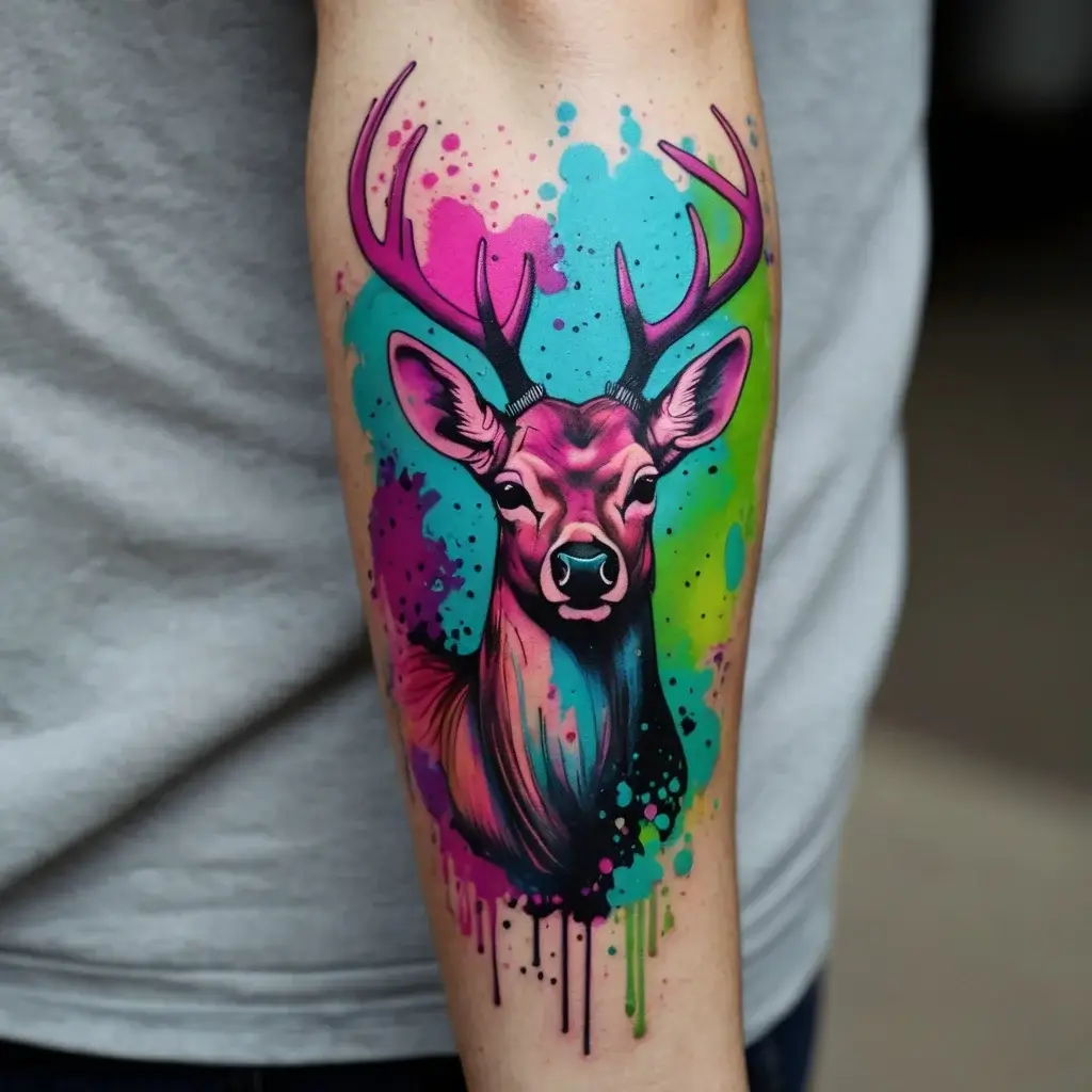 deer tattoo (57)