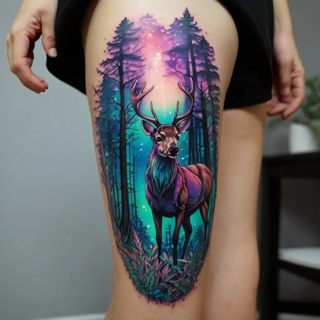 deer tattoo (59)