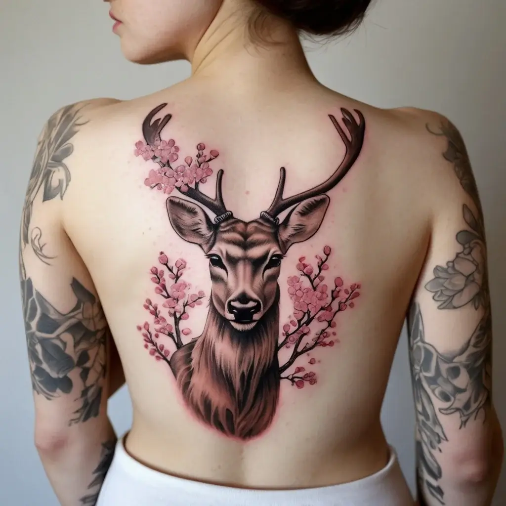 deer tattoo (60)