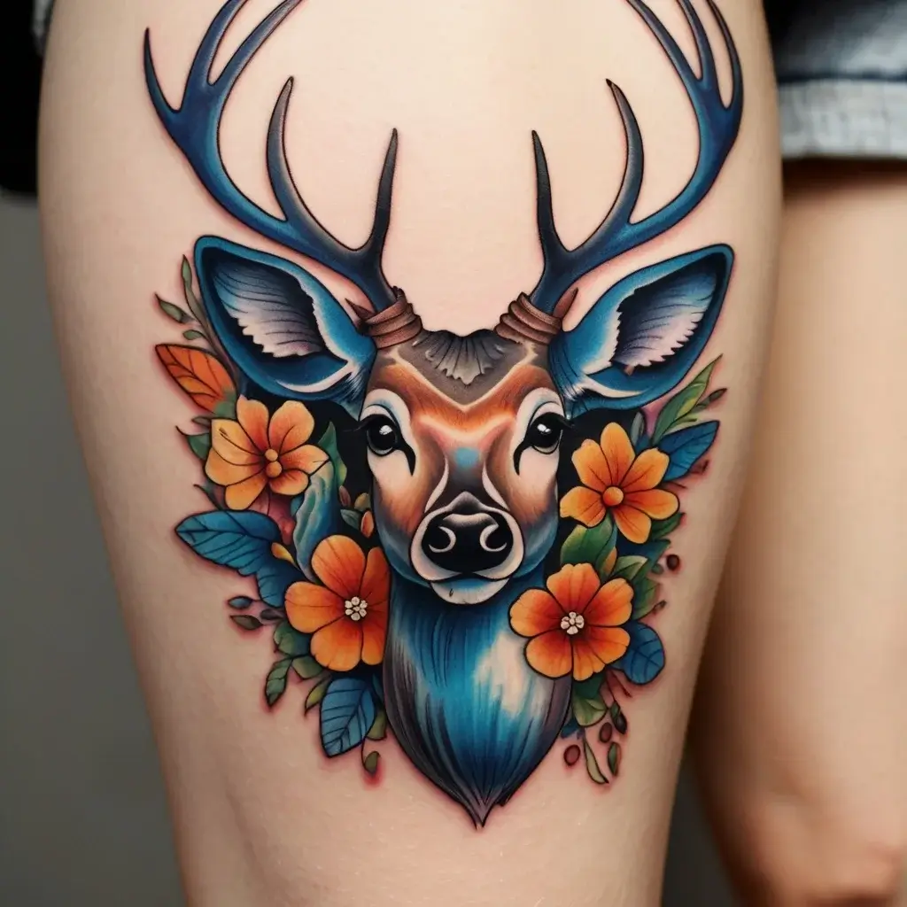 deer tattoo (62)