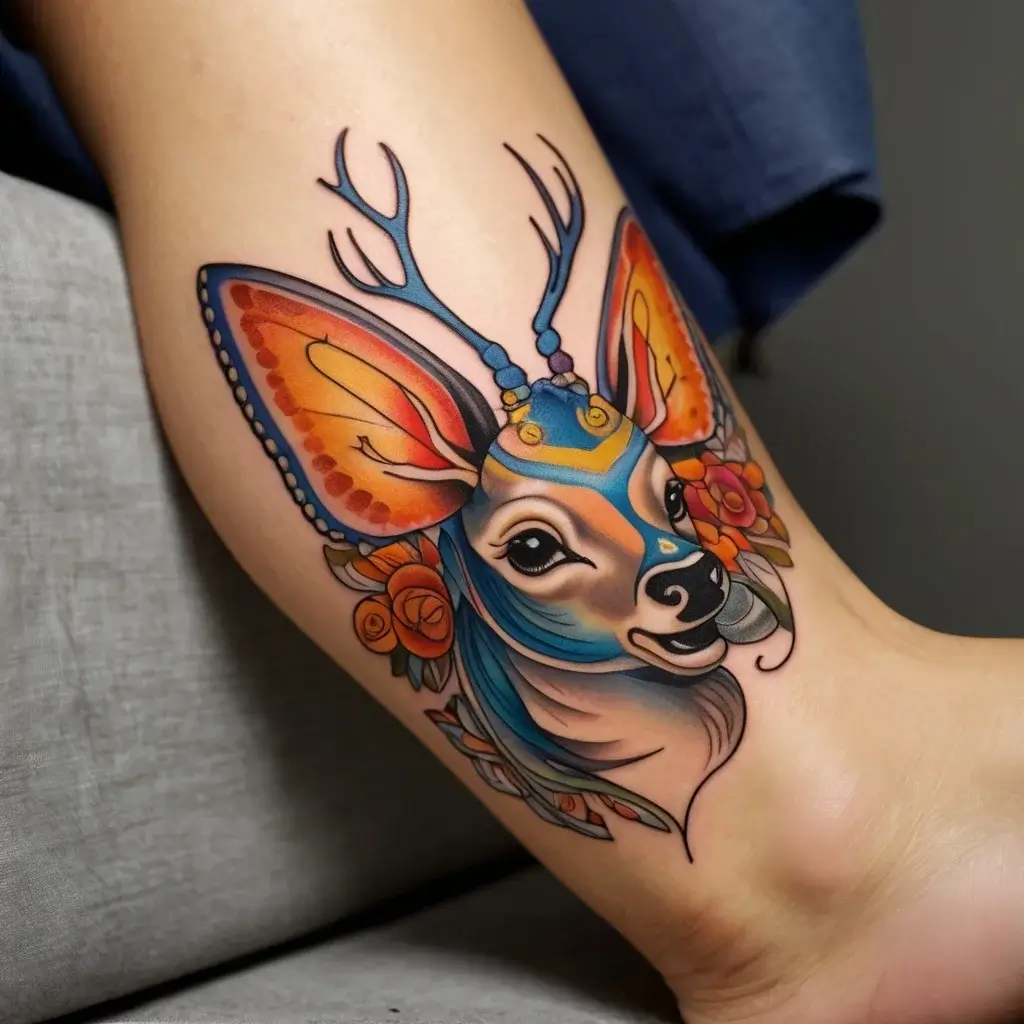 deer tattoo (63)