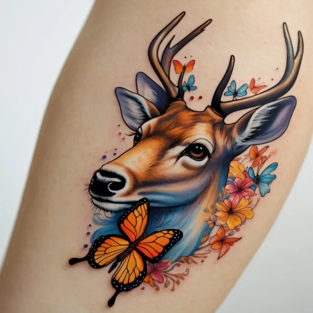 deer tattoo (64)