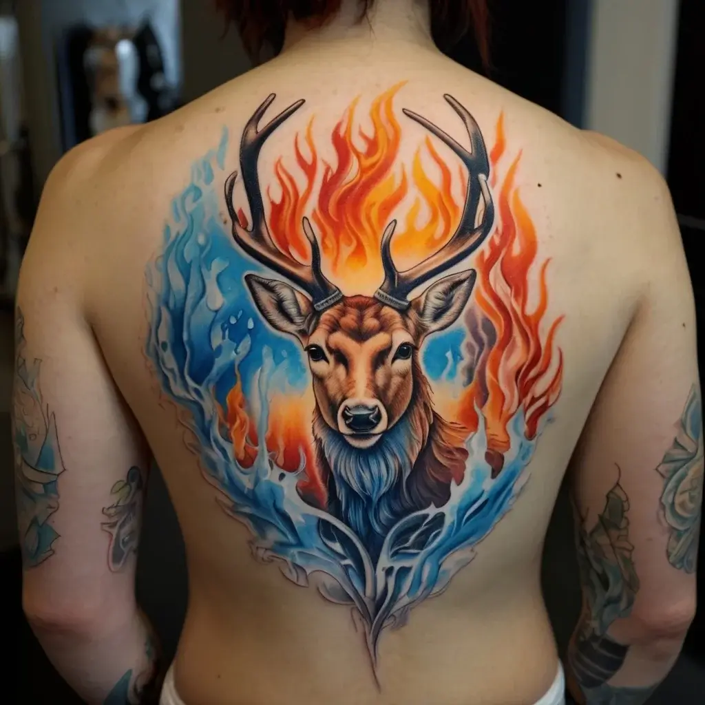 deer tattoo (68)