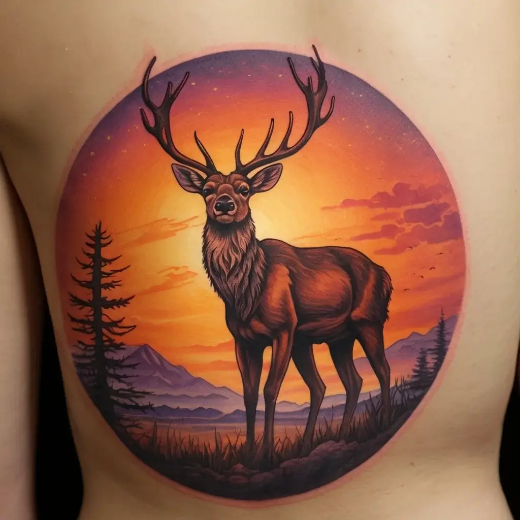 deer tattoo (71)