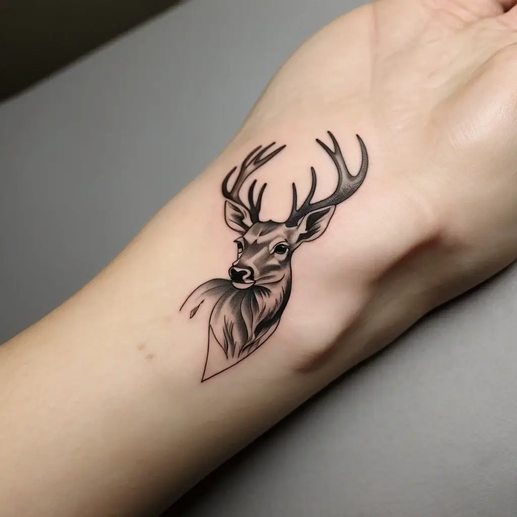 deer tattoo (77)