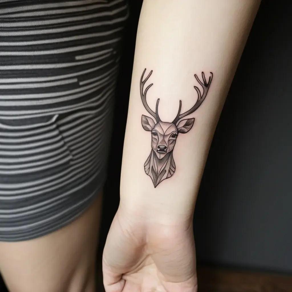 deer tattoo (79)