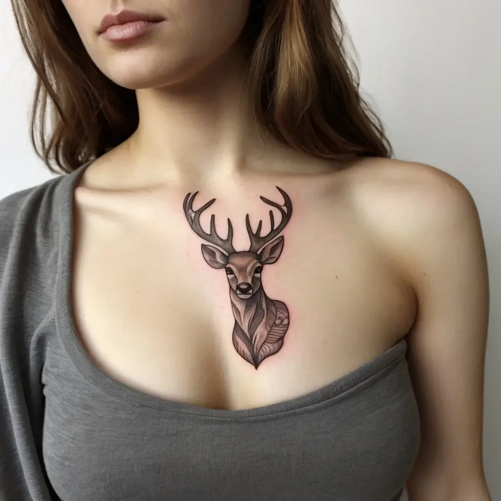 deer tattoo (80)