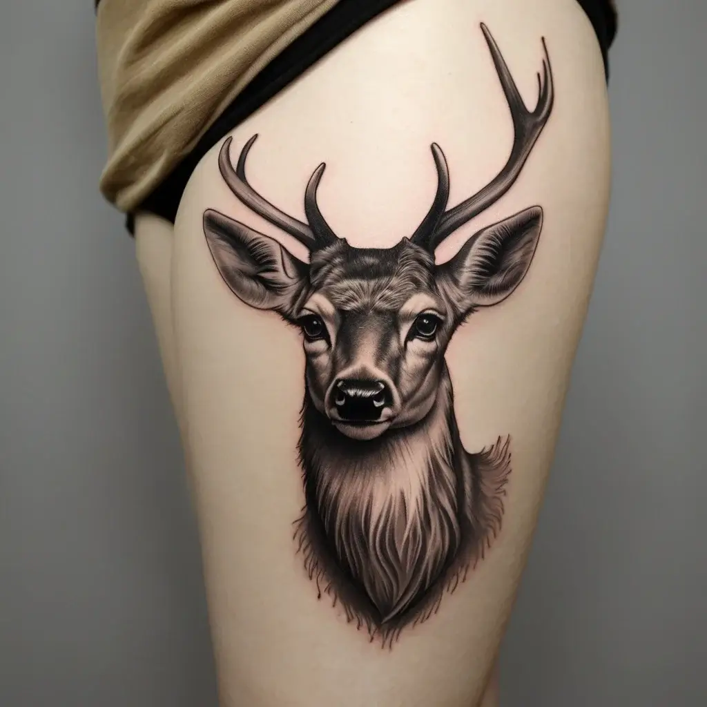 deer tattoo (81)