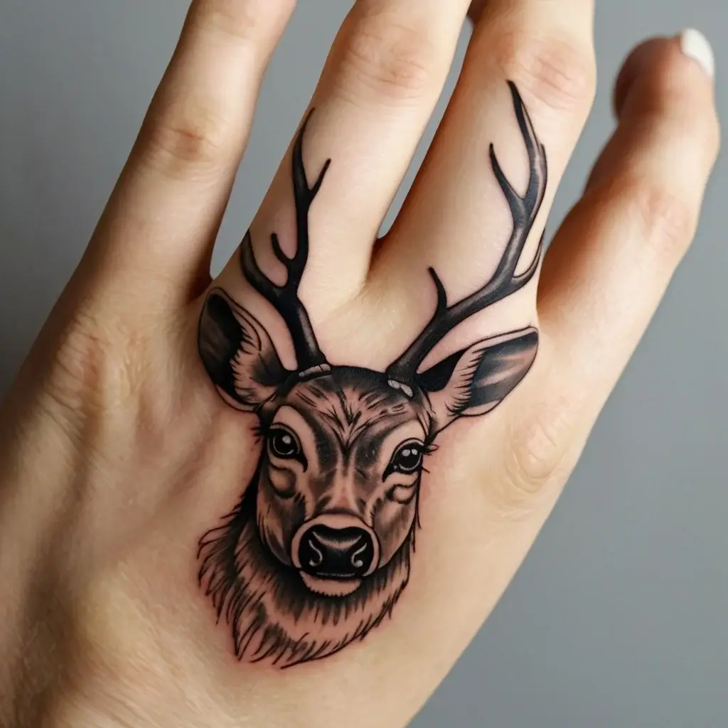 deer tattoo (83)