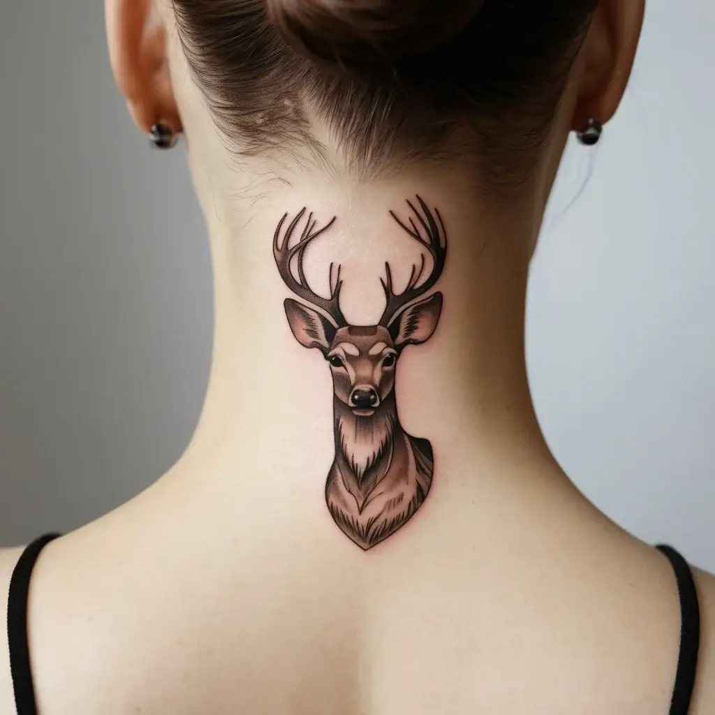 deer tattoo (85)