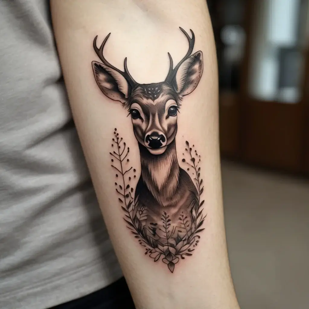 deer tattoo (87)